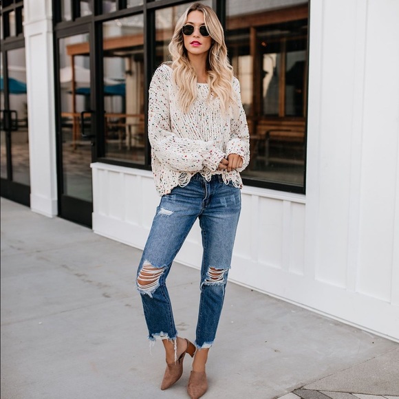 NEW // Icing On The Cake Sweater - Ivory - Picture 4 of 8